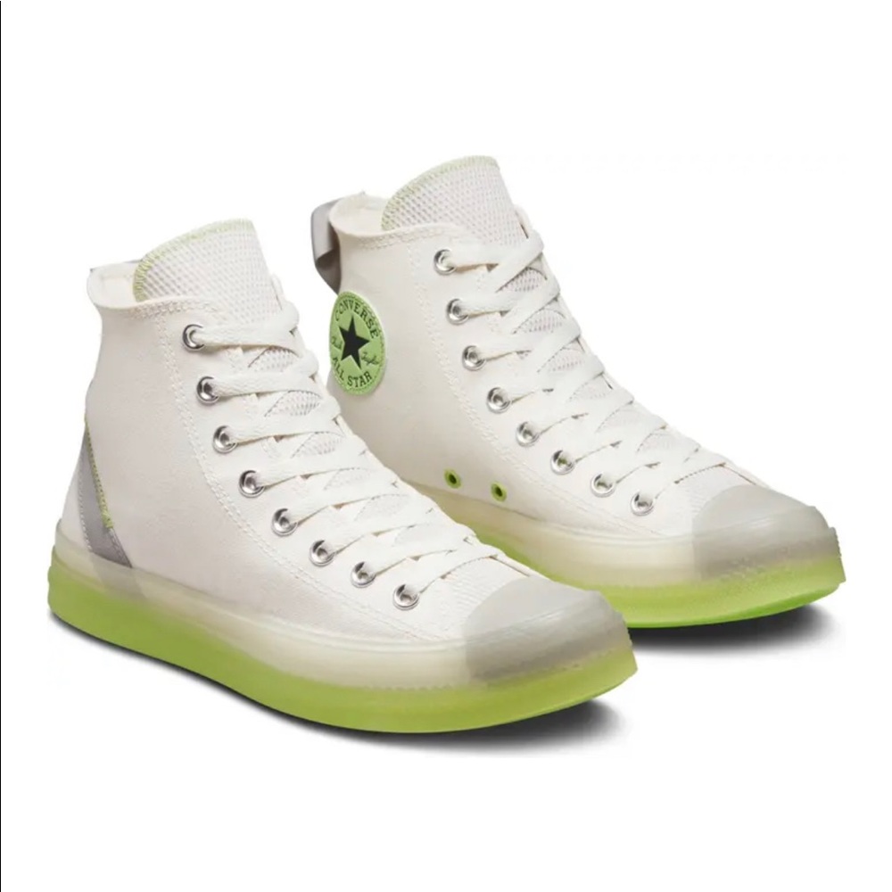 Converse High Tops | Chuck Taylor All Star CX Crafted Stripes | Lime Gre…